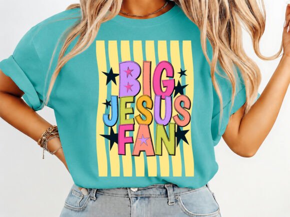 Big Jesus Fan T-Shirt Designs