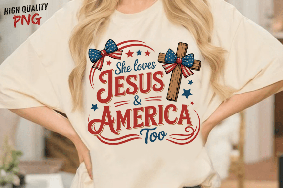 Christian 4th of July PNG