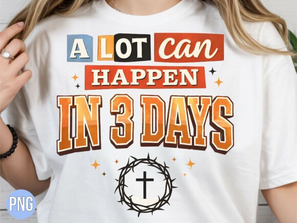 Christian Easter 3 Days Cross Art PNG