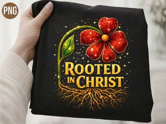Christian Rooted in Christ PNG SHIRT