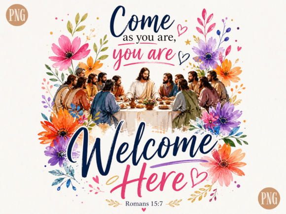 Christian Welcome PNG: T-Shirt Designs for Real Publishing