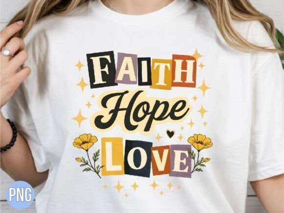 Faith Hope Love Ransom Christian PNG T-Shirt Designs