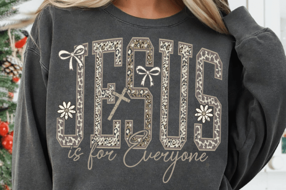 Jesus is for Everyone Camo Christian SVG — T-Shirt Designs