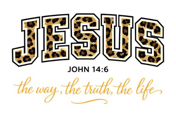 Jesus Leopard John 14:6 Way Truth Life