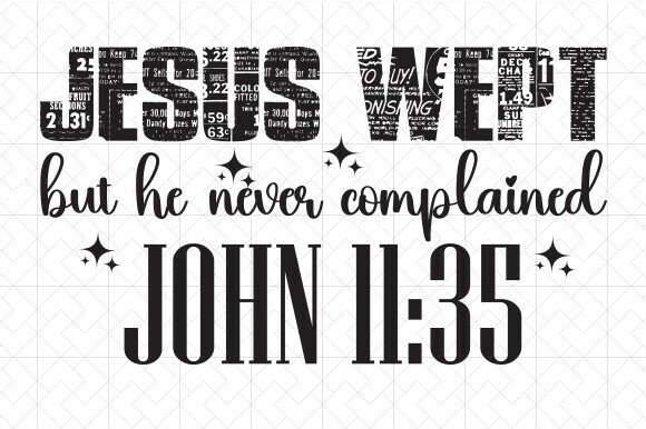 Jesus Wept PNG, Christian PNG — T-Shirt Designs