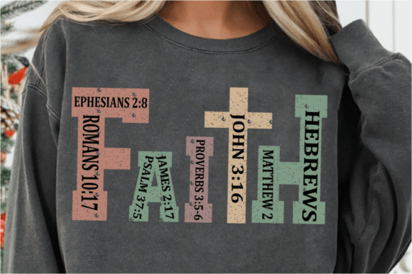 Retro Christian SVG, Faith SVG & T-Shirt Designs